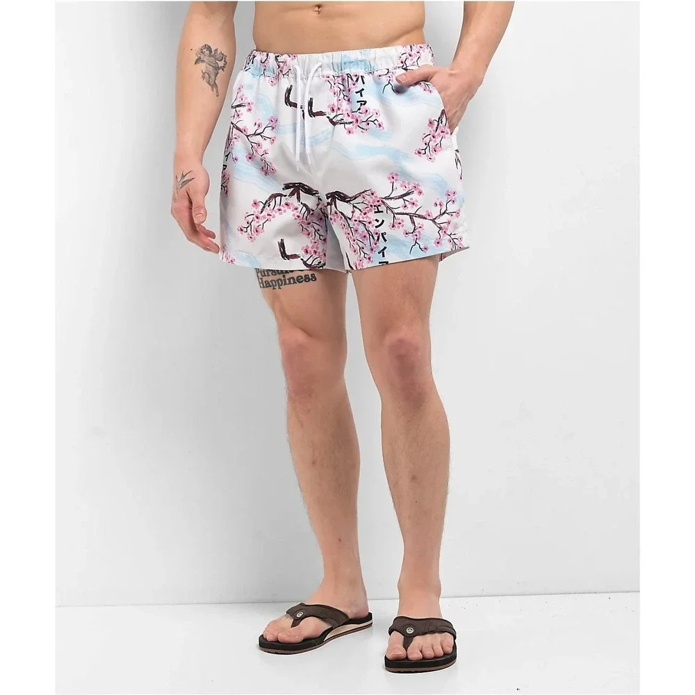 Empyre Ollie Floral Off White Board Shorts Men's Size‎ Medium